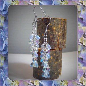 Dainty Floral Spring Earrings Dangle Stainless Steel Fashion Jewelry